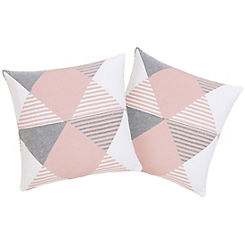 Maris Pack of 2 50x50cm Cushion Covers by Home Affaire