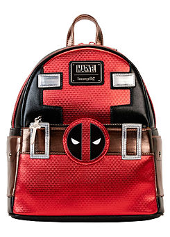 Marvel Deadpool Metallic Collection Cosplay Mini Backpack by Loungefly