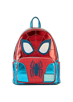 Marvel Shine Spiderman Cosplay Mini Backpack by Loungefly