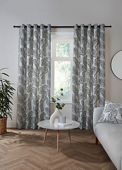 Matteo Eyelet Lined Curtains by Fusion
