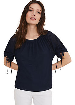 Meda Textured Jersey Top by Phase Eight
