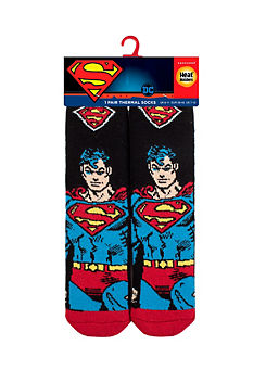 Men Lite Superman Socks by Heat Holders
