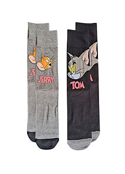 Mens 2Pk Sock Gift Pack by Tom & Jerry