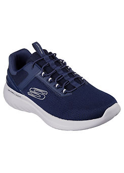 Mens Bounder 2.0 Lace Slip-On Sneakers W/Air-Cooled Memory Foam by Skechers