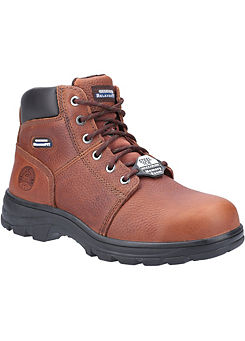 Mens Brown Workshire Boots by Skechers