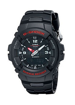 Mens G-Shock Duel Time Alarm Watch by Casio