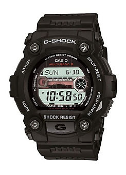 Mens G-Shock Radio Controlled World Time Solar Watch by Casio