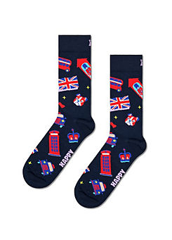 Mens London British Socks by Happy Socks