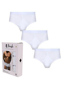 Mens Pack of 3 High Rise Briefs by Pringle