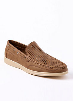 Mens Slip-On Boat Shoes by Cotton Traders