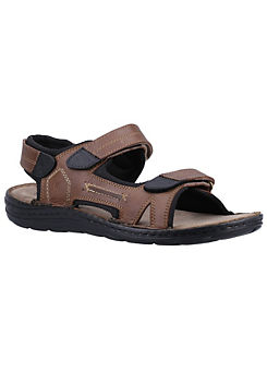 Mens Tan Alistair Sandals by Hush Puppies
