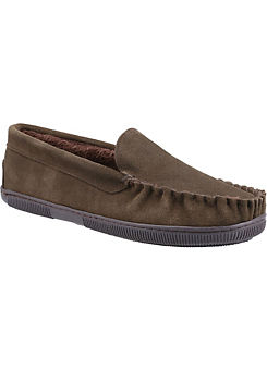 Mens Tresham Moccasin Slippers by Cotswold