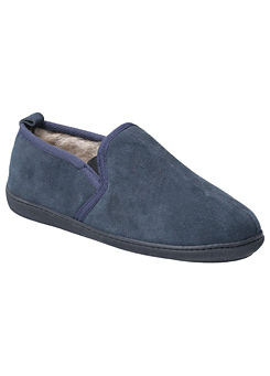 Mens ’Arnold’ Navy Slip On Slippers by Hush Puppies