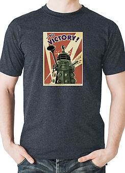 Men’s Dalek ’To Victory’ T-Shirt by Dr Who
