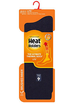 Men’s Heat Holders Lite Thermal Socks - Navy by Drew Brady