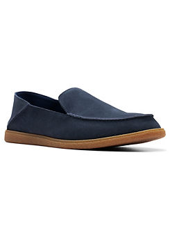 Men’s Navy Suede Clarkbay Step Shoes by Clarks