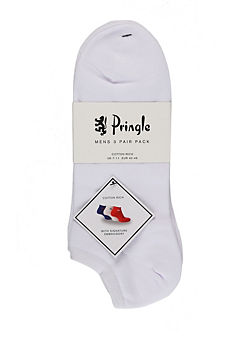 Men’s Pack of 3 Secret Lower Cut Socks by Pringle