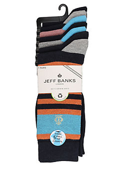 Men’s Pack of 7 Socks by Jeff Banks