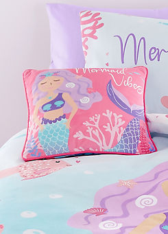 Mermaid Vibes 43x43cm Cushion by Bedlam