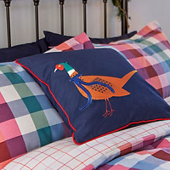 Merry Check Cushion by Joules
