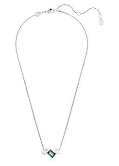 Mesmera Rhodium Plated Pendant Necklace by Swarovski