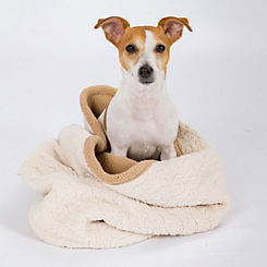 Micro Sherpa Medium Pet Throw by Tall Tails