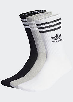 Mid Cut Pack of 3 Sporty Socks by adidas Originals