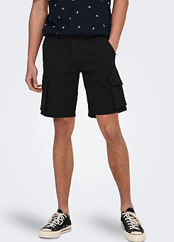 Mid Waist Cargo Shorts by Only & Sons