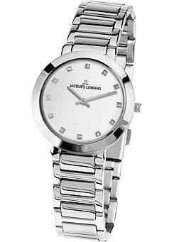 Milano Quartz Stainless Steel Women’s Watch by Jacques Lemans