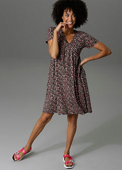 Mille Fleur Print Summer Dress by Aniston