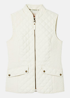 Minx Showerproof Diamond Quilted Gilet by Joules