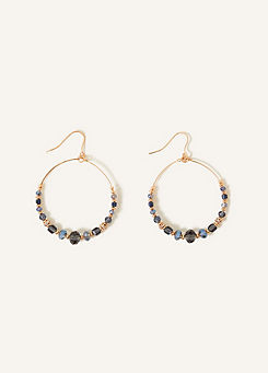 Mixed Beaded Hoops by Accessorize