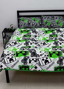 Mixed Up 10.5 Tog Reversible Coverless Duvet Set by Minecraft