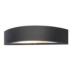 Moku 1 Light E27 Up & Down Outdoor Stainless Steel Wall Light - Black by Zink