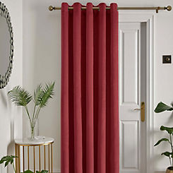 Montrose Single Blackout Lined Eyelet Door Curtain by Laurence Llewelyn-Bowen