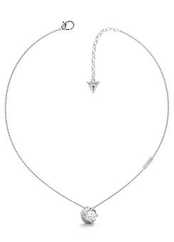 Moon Phases Silver Necklace by Guess