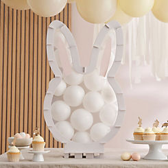 Mosaic Balloon Frame - Bunny - White by Ginger Ray