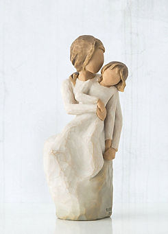 Mother Daughter Figurative Sculpture by Willow Tree