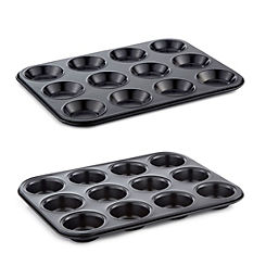 Muffin Two Piece Tray Tin Set by Tower