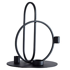 Multi-Cup Candle Holder Black
