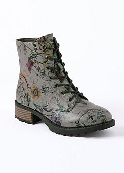 Multi Floral Boots by Cotton Traders