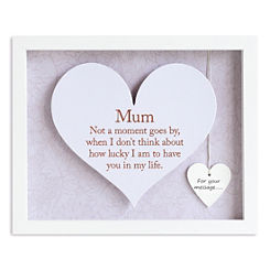Mum - Heart Frame by Said With Sentiment