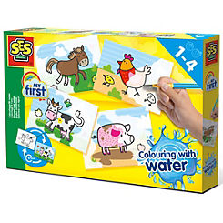 My First Colouring with Water Farm Animals Set by SES Creative