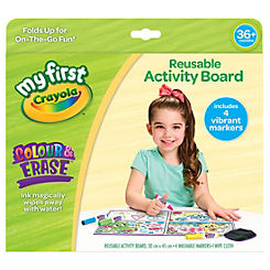 My First Crayola Colour & Erase Reusable Activity Board by Crayola