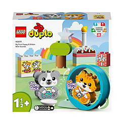My First Puppy & Kitten with Sounds Pet Toy by LEGO Duplo