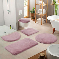 My Home Faux Fur Bath Mat