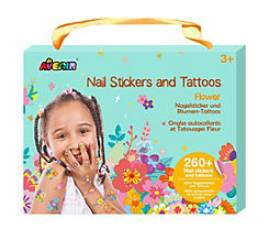 Nail Stickers & Tattoos Flower Craft Set by Avenir