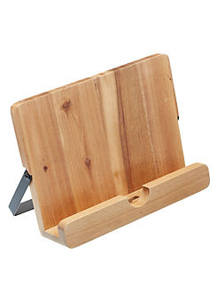 Natural Elements Eco-Friendly Acacia Wood Cookbook Stand/Tablet Stand by KitchenCraft