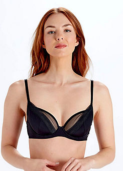 Naturals Underwired Non Padded Plunge Bra by Pretty Polly