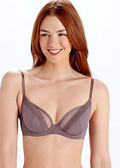 Naturals Underwired Non Padded Plunge Bra by Pretty Polly